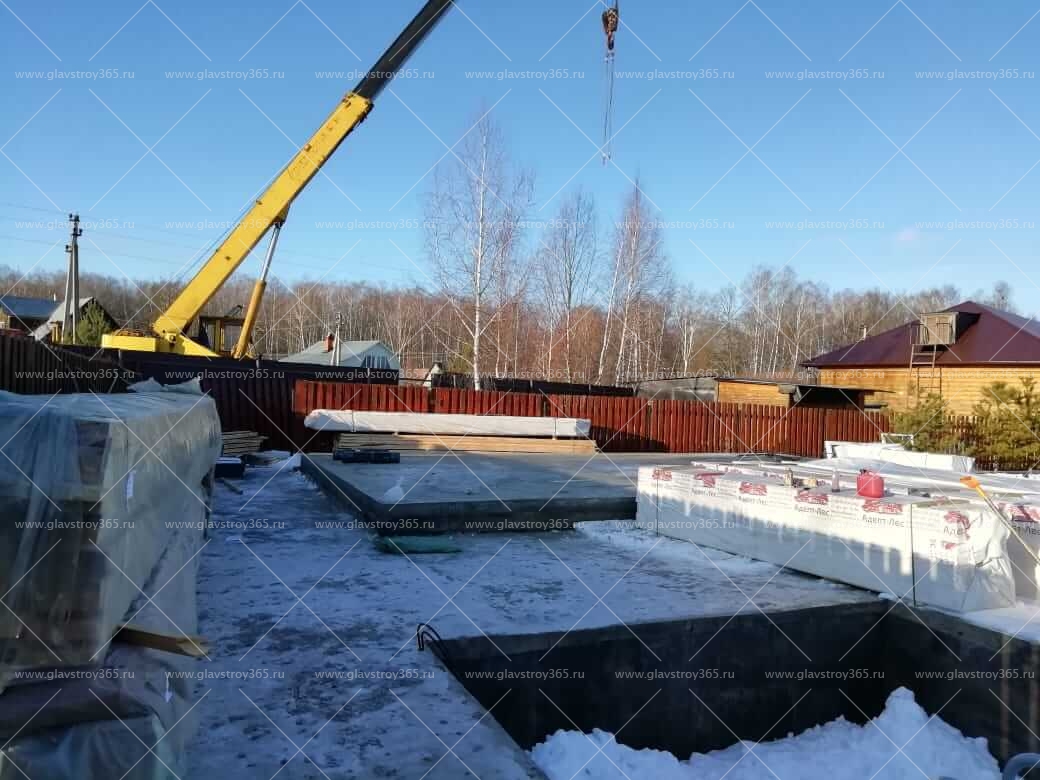 Большая баня из клееного бруса в Московской области